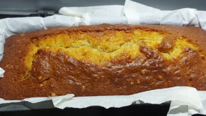 plumcake nello stampo cotto