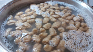 gnocchi di castagne lessati