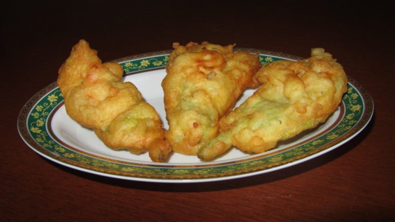 frittelle di fiori di zucca