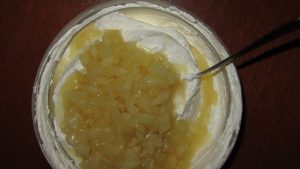 crema di ricotta e pere