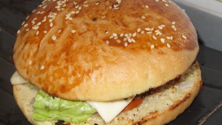 panino con hamburger