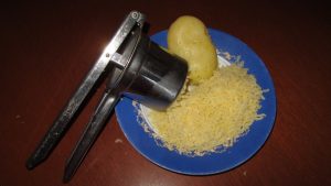 Patate schiacciate