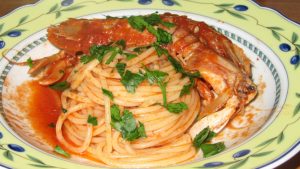 pasta con le cicale di mare