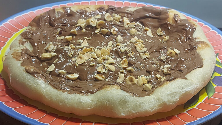 pizza alla nutella