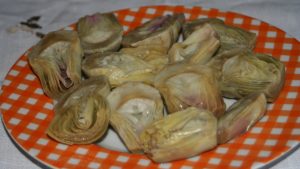 carciofi tagliati