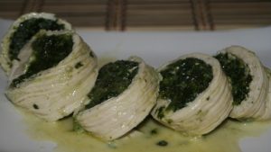 Involtini di tacchino e spinaci