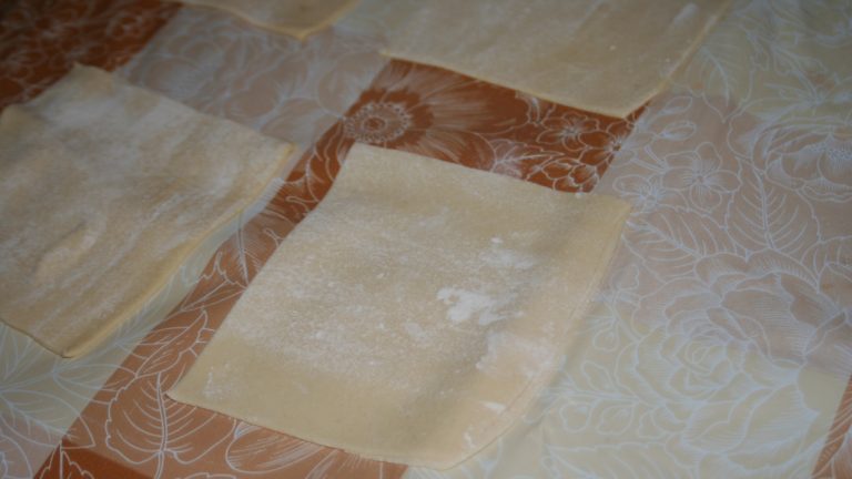 sfoglie di pasta wonton