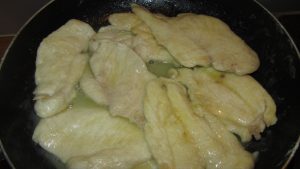 scaloppine in cottura