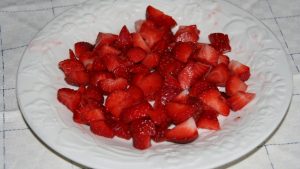 fragole tagliate