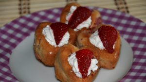 muffin alla fragola