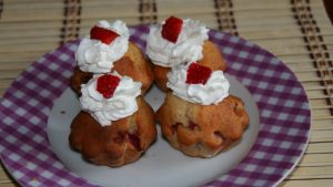 muffin alla fragola