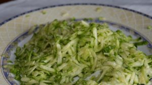 zucchine tagliate