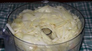 cipolle tagliate