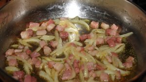 cipolla e pancetta