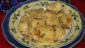 pasta con baccalà