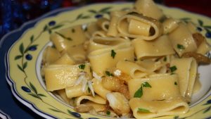 pasta con baccalà