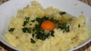 Patate schiacciate