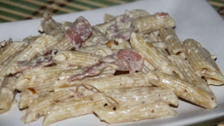 pasta noci e speck