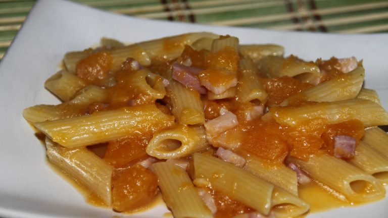 pasta zucca e pancetta