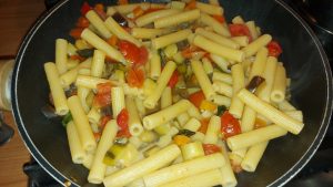 pasta in cottura