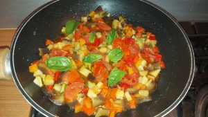 verdure tagliate cotte