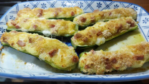 zucchine ripiene di patate pirofila