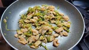 zucchine e salmone