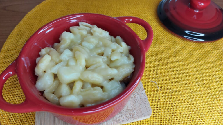 pasta e patate cremosa