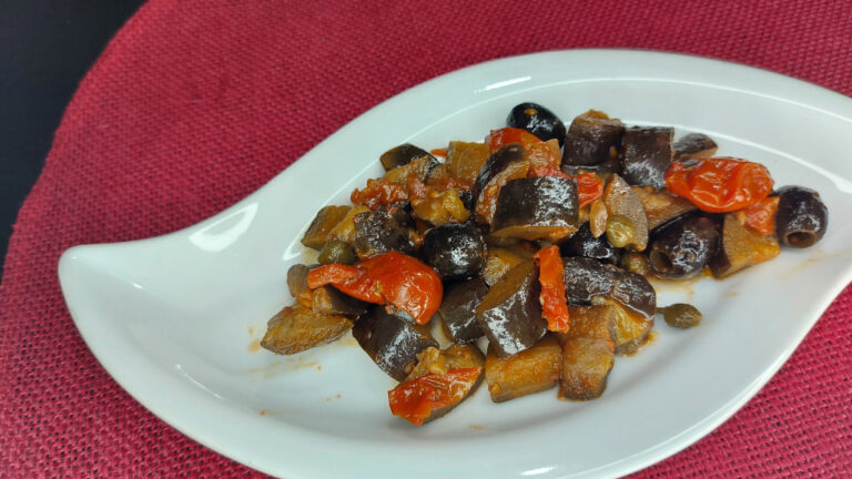 caponata di melanzane light