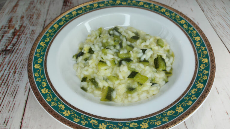 risotto con le zucchine