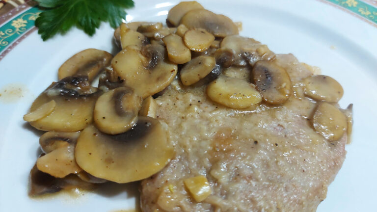 scaloppine ai funghi