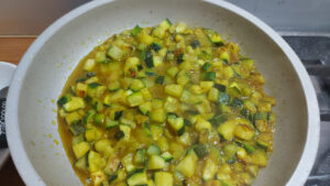 zucchine e curry