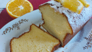 plumcake all'arancia