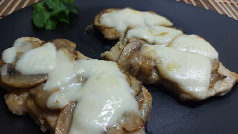 scaloppine di lonza ai funghi