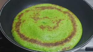 crepes di spinaci cotta