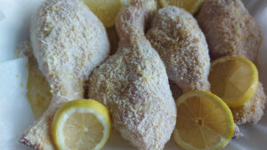 cosce di pollo al limone crude