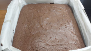 teglia con brownies cotti